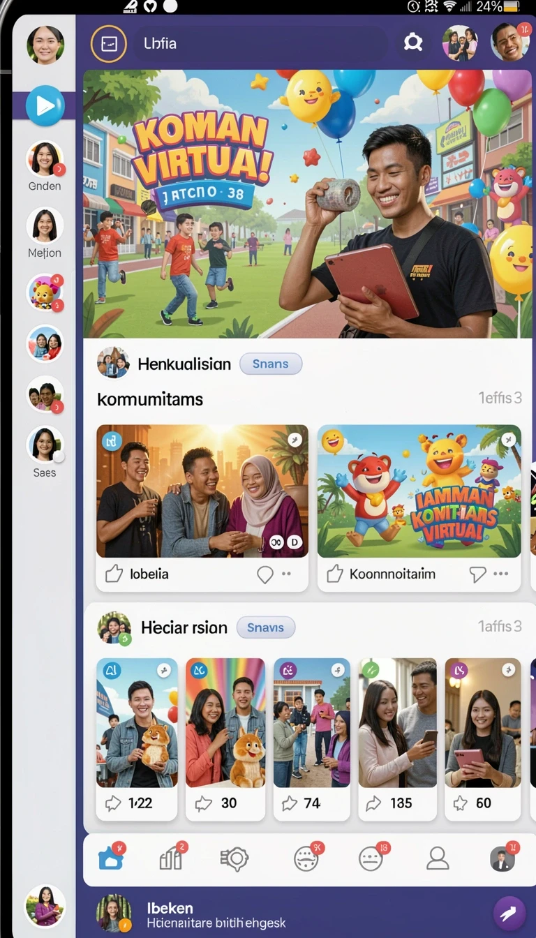 Tampilan Panduan Instalasi Aplikasi krisna96 di Android
